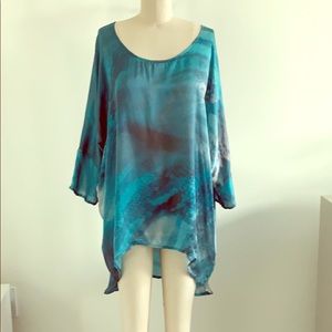 JOHNNY WAS Biya silk tunic